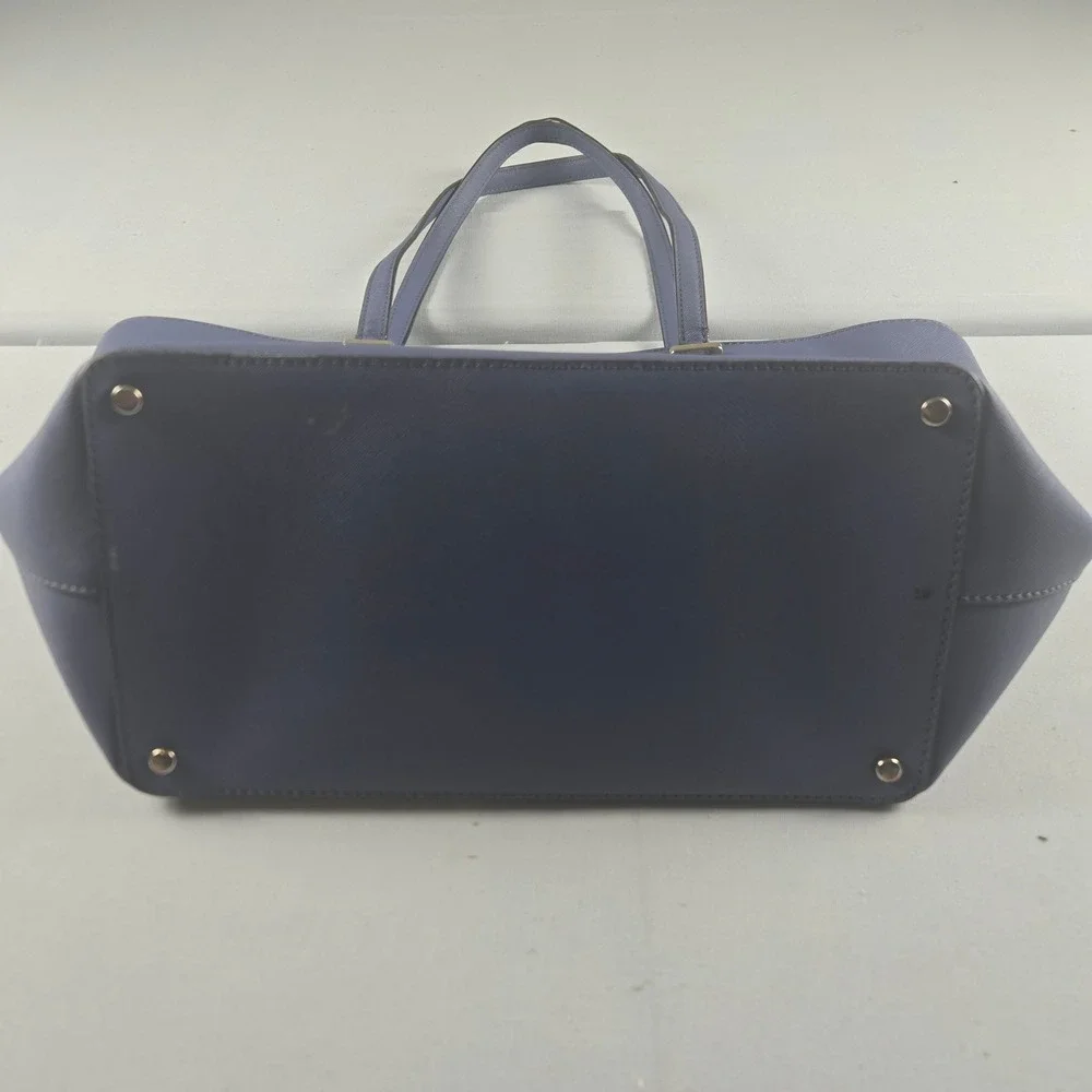 Kate Spade Tote Bag Women Large Blue Saffiano Leather Shoulder Bag Designer